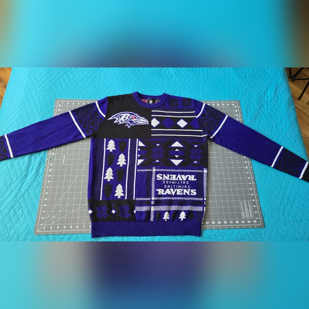 Baltimore Ravens Christmas Sweater Official Fan Apparel